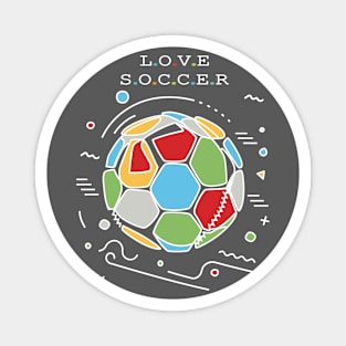 Love Soccer Magnet